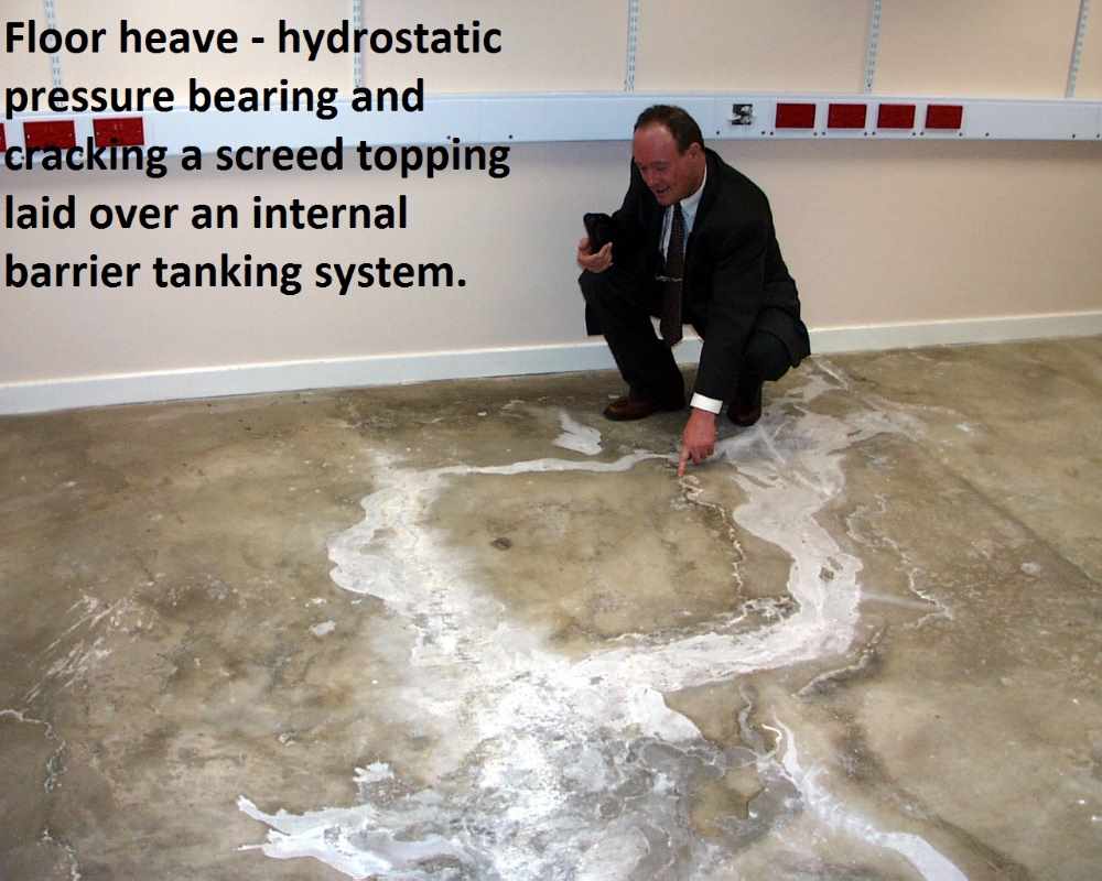 Groundwater pressure and basements HYDROSTATIC